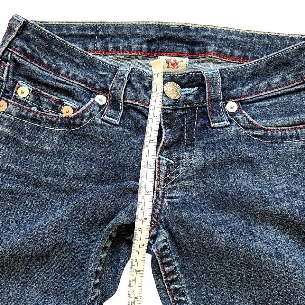 True Religion Womens Skinny Jeans 26 Blue Denim Low Rise Classic Transitional - Picture 10 of 11